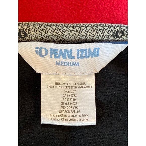 Pearl Izumi Quilted Thermal Insulated Tour Jacket M Cycling Black Full Zip - Picture 10 of 14